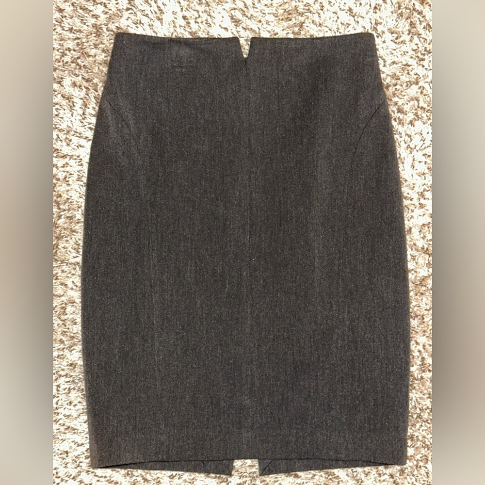 Express pencil skirt, charcoal dark grey